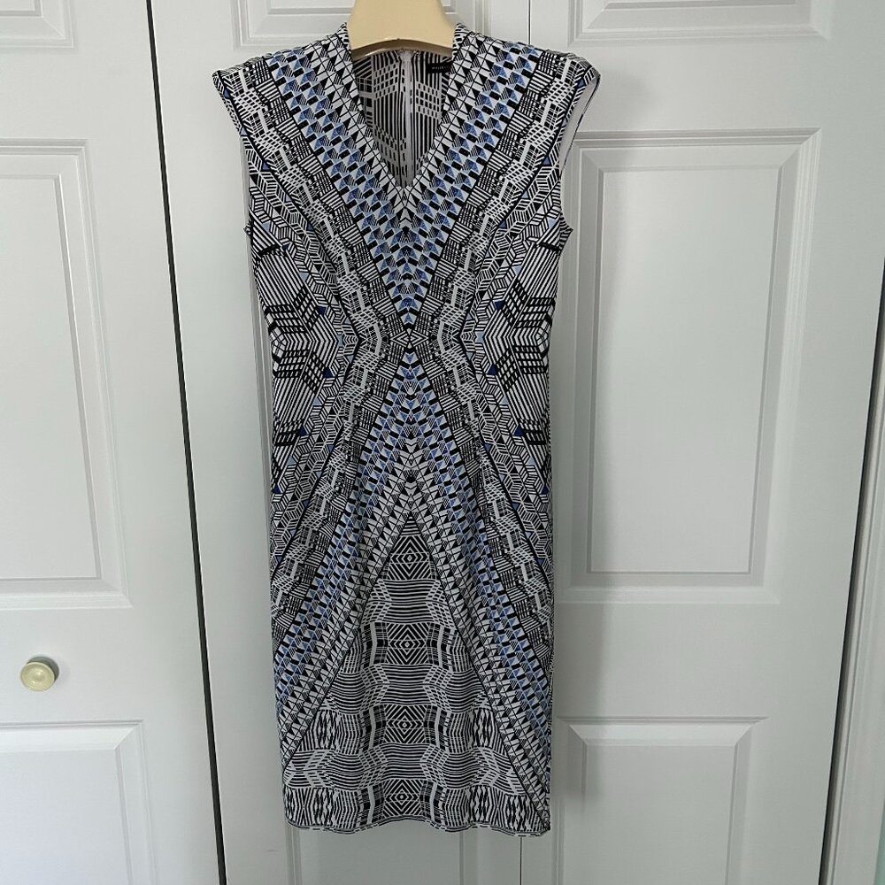 White House Black Market - Printed Sleeveless Dress - Size 4